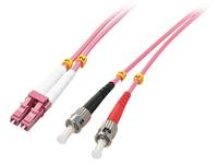 Lindy 46350 InfiniBand/Glasfaserkabel 1 m LC ST Pink Multimedia-Technik Lichtwellenleiterkab