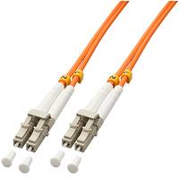 Lindy 46481 InfiniBand/Glasfaserkabel 2 m LC Orange Multimedia-Technik Lichtwellenleiterkab