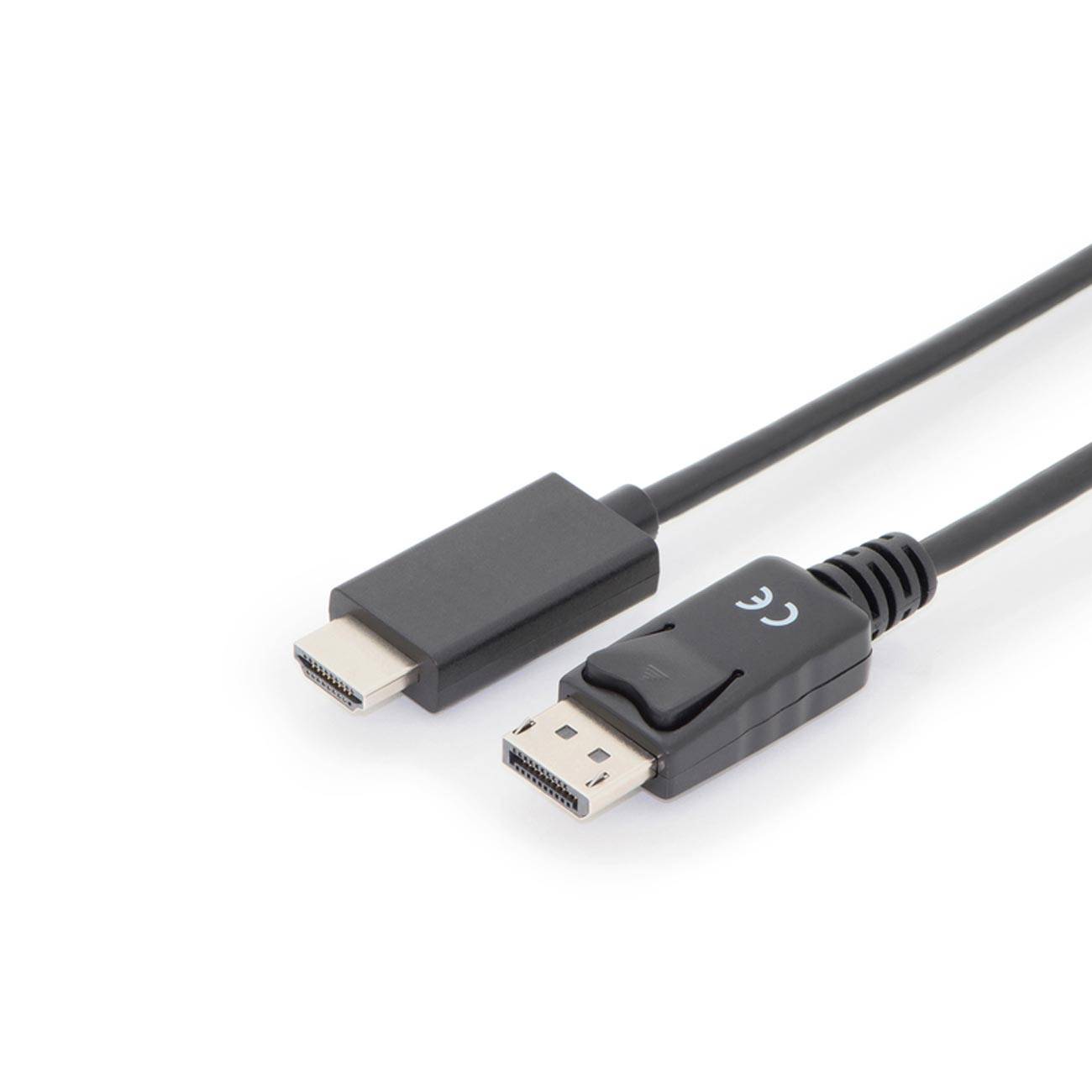 DIGITUS DisplayPort Adapterkabel DPort -> HDMIA St/St 8K 1m Multimedia-Technik Displayport-Kabel