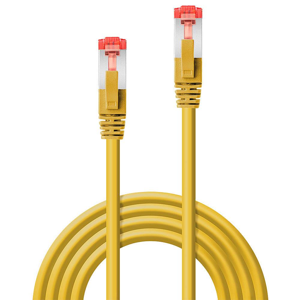 LINDY Patchkabel Cat6 S/FTP gelb 0.50m Kabel RJ45 Cat.6