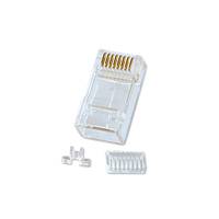 Lindy 62430 Drahtverbinder RJ-45 8-pin cat.6 Transparent Multimedia-Technik Netzwerkzubehör