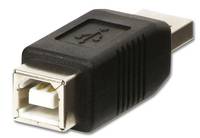 Lindy 71231 Kabeladapter USB A USB B Schwarz Adapter / Konverter USB