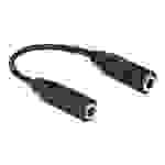 DELOCK Adapter Audio Klinke 3.5mm 4Pin-Bu > Bu 0.13m Multimedia-Technik Audioadapter