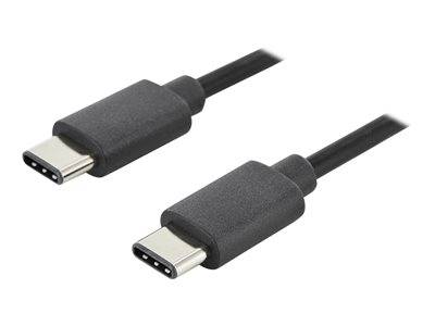 DIGITUS USB 2.0 Anschlusskabel Typ C -C St/St 1.8m, sw Multimedia-Technik USB-Kabel