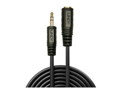 LINDY Audiokabel Stereo 3.5mm/3.5mm M/F 3m Multimedia-Technik