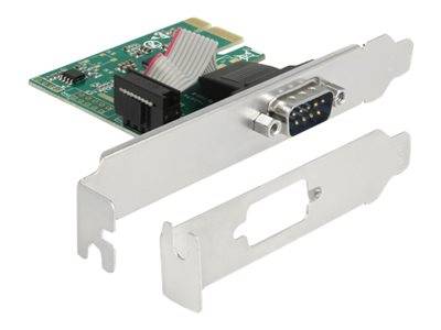 DELOCK PCI Express 1x Seriell + Low profile Multimedia-Technik PCI Karten