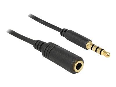 DELOCK Iphone Klinkeverl.5mm -> 3,5mm St/Bu 1.00m 4Pin Multimedia-Technik Apple Zubehör