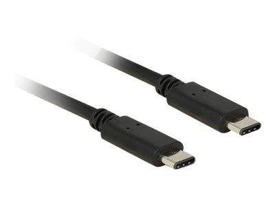 DELOCK USB Kabel C -> C St/St 1.00m schwarz Multimedia-Technik USB-Kabel