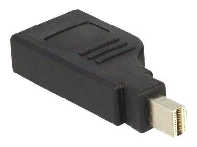 DELOCK Displayport Adapter mini DP -> DP St/Bu 4K 90° sw Multimedia-Technik Displayport-Adapter