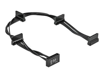 DELOCK Kabel Power SATA 15 Pin St > 4x 15 Pin Bu 40cm Multimedia-Technik Sata-Kabel