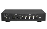 QNAP QSW-2104-2S Netzwerk-Switch Unmanaged 2.5G Ethernet Schwarz Multimedia-Technik Switche