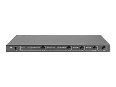 DIGITUS 4x2 HDMI Matrix Switch, 4K/60Hz Multimedia-Technik Verteiler