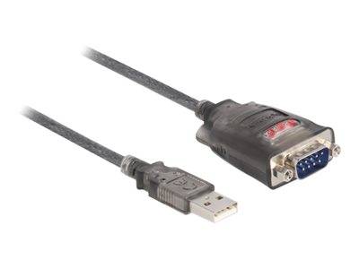 DELOCK Adapter USB 2.0 Typ-A > Seriell RS-232 D-Sub 9 Pin St Multimedia-Technik