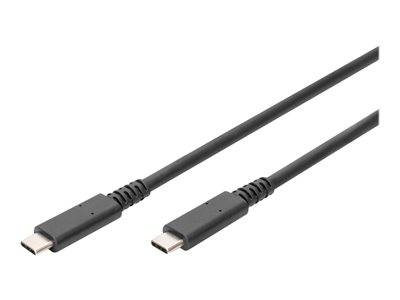 DIGITUS USB 4.0 Typ-C Anschlusskabel 0,8m, 8K Multimedia-Technik USB-Kabel