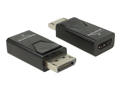 DELOCK DP 1.2 St -> HDMI Bu 4K Passiv schwarz Multimedia-Technik Displayport-Adapter