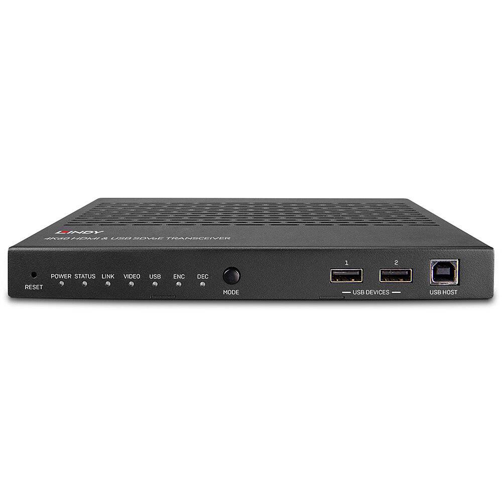 LINDY 4K60 HDMI & USB SDVoE Extender - Tranceiver Multimedia-Technik Digital Signage