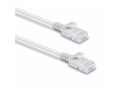 LINDY Patchkabel Cat.6A F/UTP Ultra Slim grau 0,5m Kabel RJ45 Cat.6