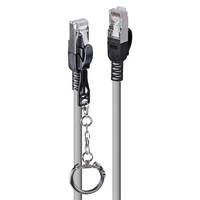 Lindy 47600 Netzwerkkabel Grau 0,3 m Cat6a S/FTP (S-STP) Multimedia-Technik Cat6 Kabel