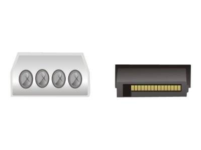 DELOCK Stromkabel SATA 15Pin -> Molex 4Pin Bu/St Multimedia-Technik