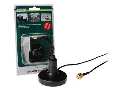 DIGITUS WLAN-Antennenfuß magnetisch 1.5m Kabel Multimedia-Technik Adapter