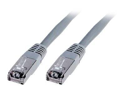 DIGITUS Patchkabel RJ45 SF/UTP Cat5e 2.00m grau Polybeutel Kabel Cat.5e