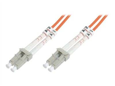 DIGITUS LWL Patchkabel LC -> LC 10.00m Multimode Duplex OM3 Multimedia-Technik Lichtwellenleiterkab