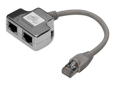 DIGITUS Patchkabel Adapter Cat5e 2x RJ45 -> 1x 0.19m Multimedia-Technik Netzwerkzubehör