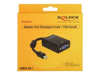 DELOCK Displayport Adapter mini DP -> VGA Buchse passi Multimedia-Technik Displayport-Adapter