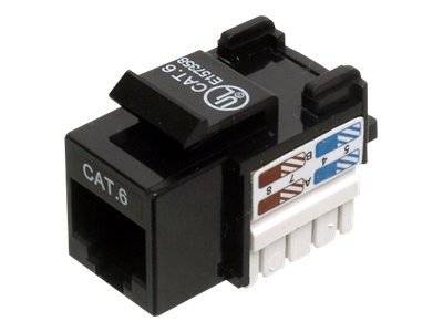 DIGITUS Keystone Jack Cat6/RJ45->LSA/ungeschirmt/ClassE/schw Multimedia-Technik