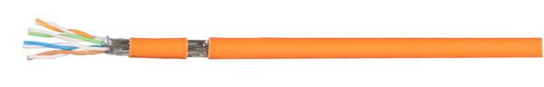 Patchkabel Cat.7 PiMF UC900MHz FLEX SS26 4P, -- Dca, orange Kupferverkabelung Meterware