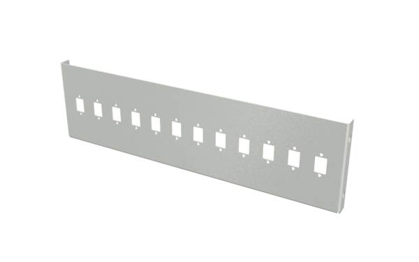 Verteilerplatte 12 SC-Duplex für -- Miniwandverteiler 53605.1V2 Glasfaserverkabelung Glasfaser und
