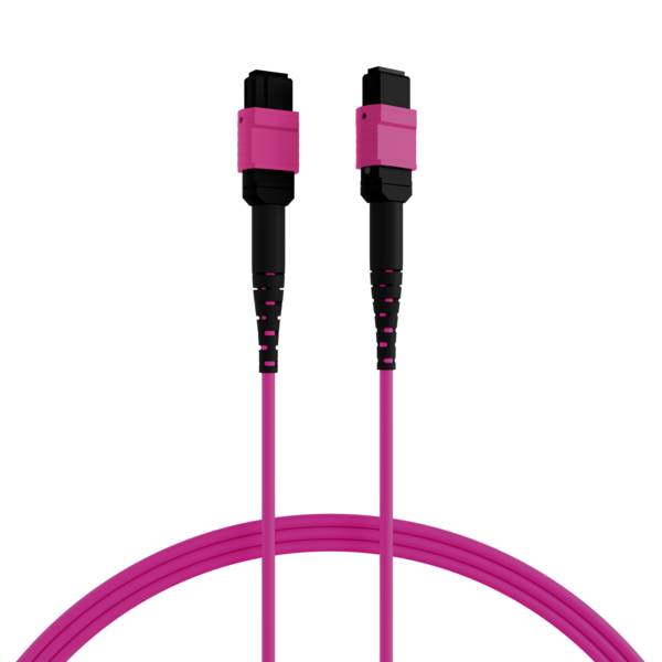 MTP®(F)-MTP®(F) Patchkabel OM4 36 Fasern -- Typ A LSZH erika-violett 15m Glasfaserverkabelung MPO