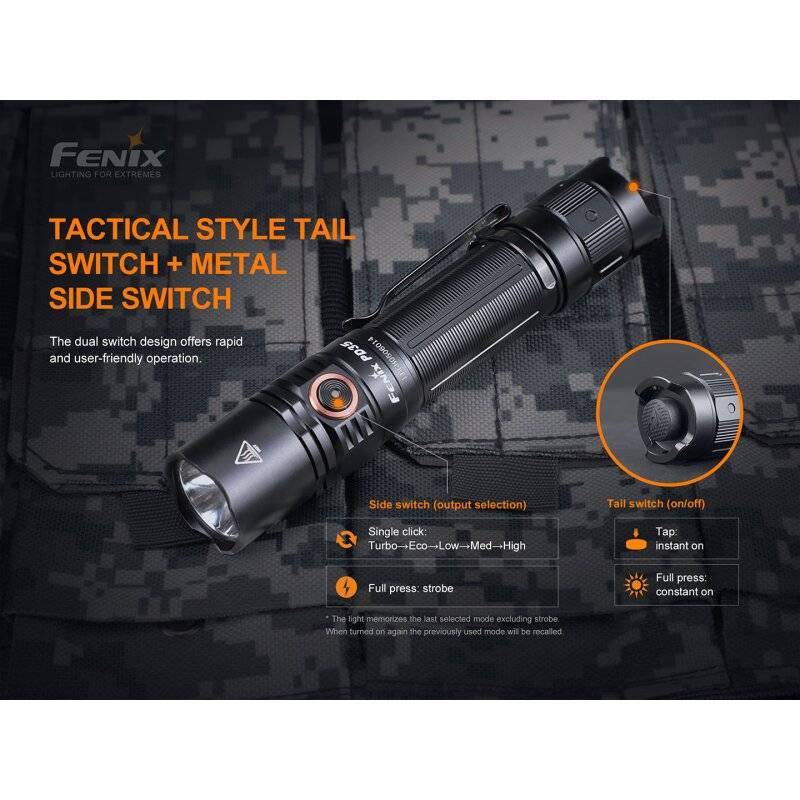 Fenix PD35 V3.0 LED Taschenlampe 1700 Lumen - Tropic Green