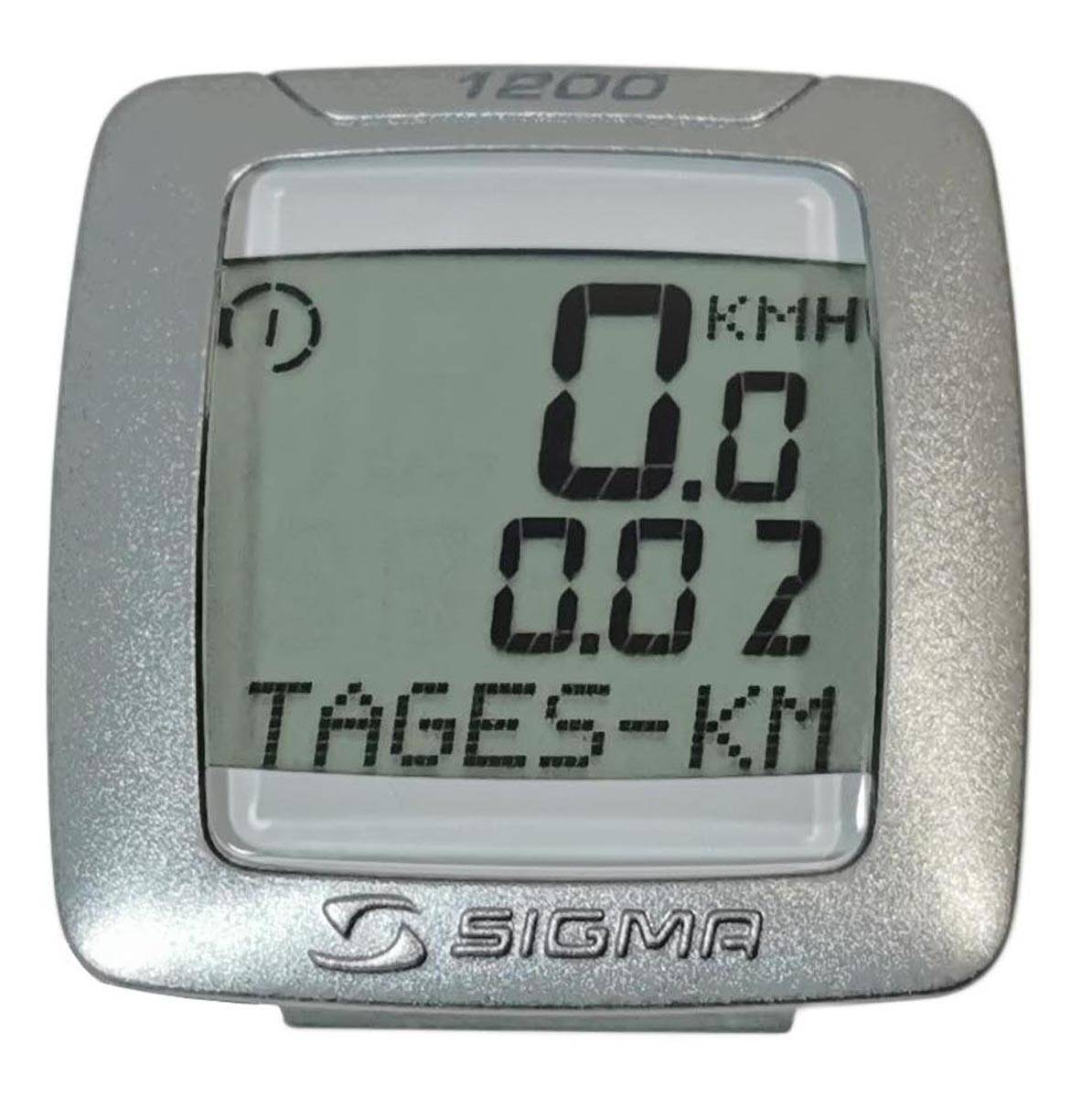 Funk Fahrradcomputer Sigma BC1200 Plus Fahrradtacho Tachometer Geschwindigkeit kabellos