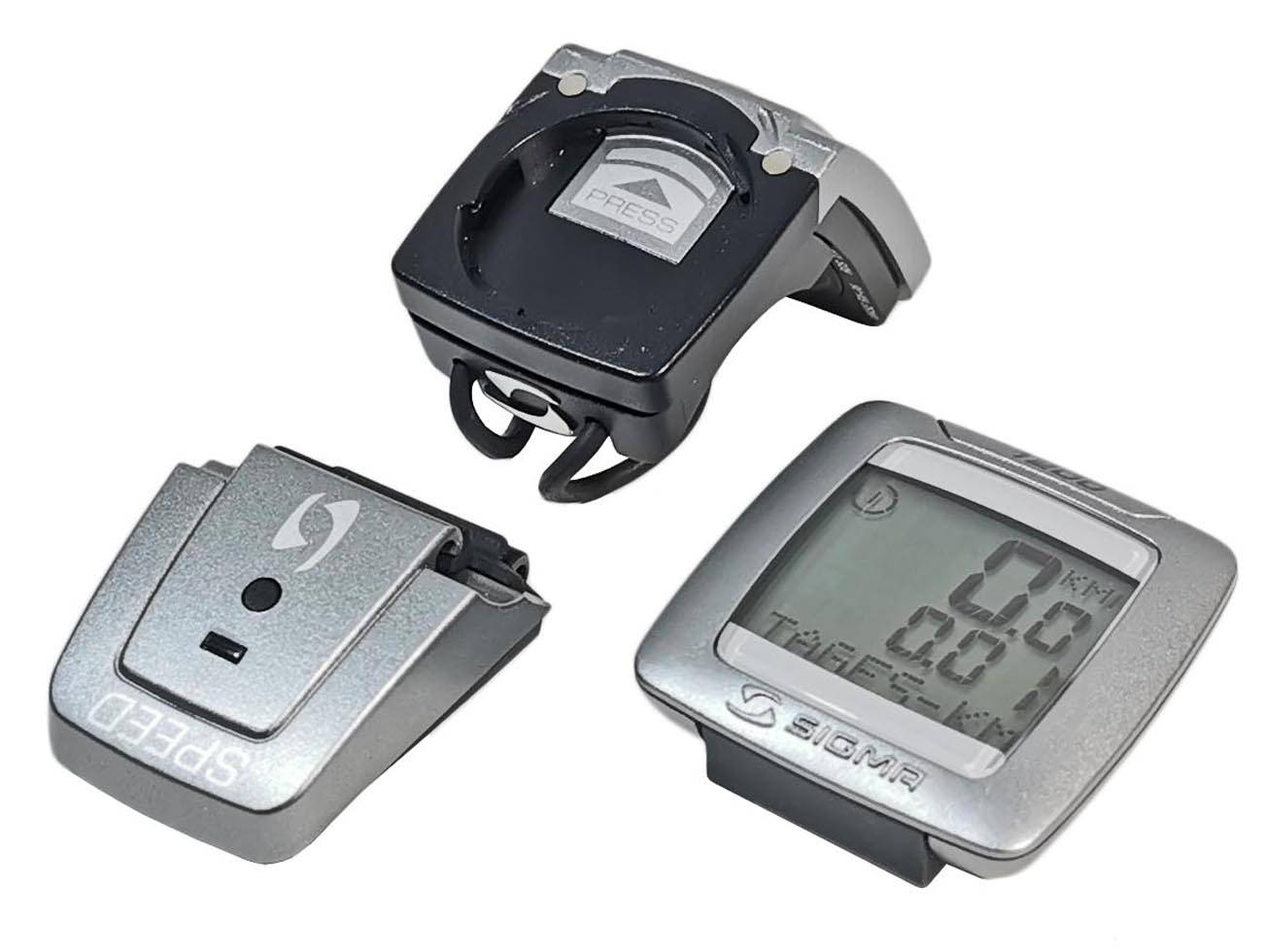 Funk Fahrradcomputer Sigma BC1200 Plus Fahrradtacho Tachometer Geschwindigkeit kabellos