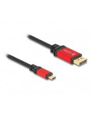Delock ?USB Type-C zu DisplayPort Kabel DP Alt Mode 1 m Rot