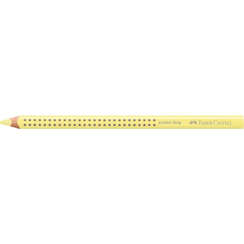 FABER-CASTELL Dreikant-Buntstift Jumbo GRIP PASTELL, gelb