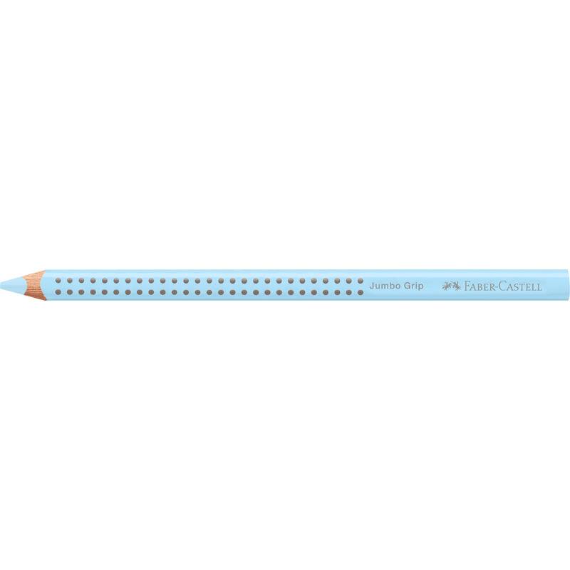 FABER-CASTELL Dreikant-Buntstift Jumbo GRIP PASTELL, blau