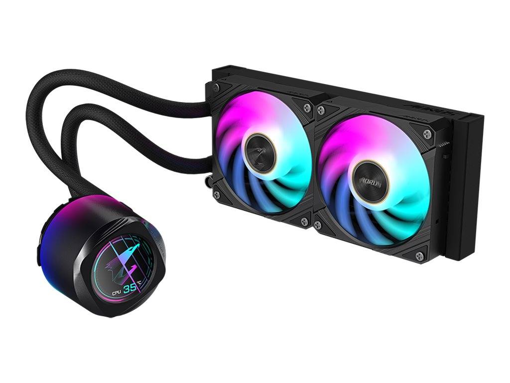 GIGABYTE - AORUS WATERFORCE X II 240 - Prozessor-Flüssigkeitskühlsystem - (für: AM4, TR4, LGA1200, LGA1700, AM5, LGA115x