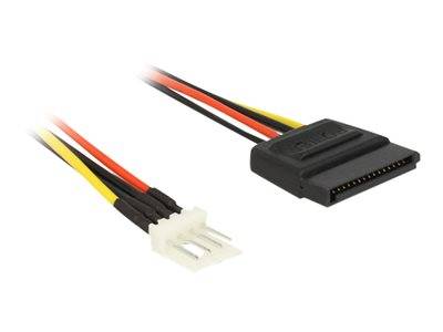 DELOCK Stromkabel SATA 15Pin -> Floppy 4Pin St/St 0.15m Multimedia-Technik