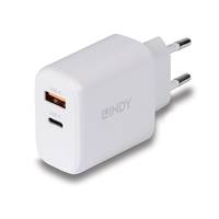 Lindy 73428 Ladegerät für Mobilgeräte Universal Weiß AC Schnellladung Drinnen Multimedia-Technik