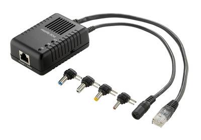 Fast Ethernet PoE Splitter 15,4W -- Aktive Netzwerkkomponenten Power over