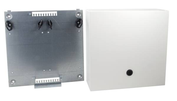 VKA2 Grundplatte mit Deckel BxHxT = 200 -- x 330 x 120 mm Kupferverkabelung Telekom + LSA Systeme /