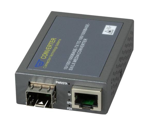 Kompakt Media Konverter RJ45-SFP -- 100/1000Mbps Aktive Netzwerkkomponenten Medienkonverter