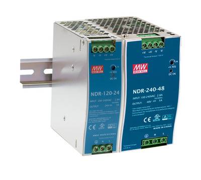 Hutschienen-Netzteil 48V, 5.0A, 240W -- Mean Well Netzwerk-Infrastruktur &
