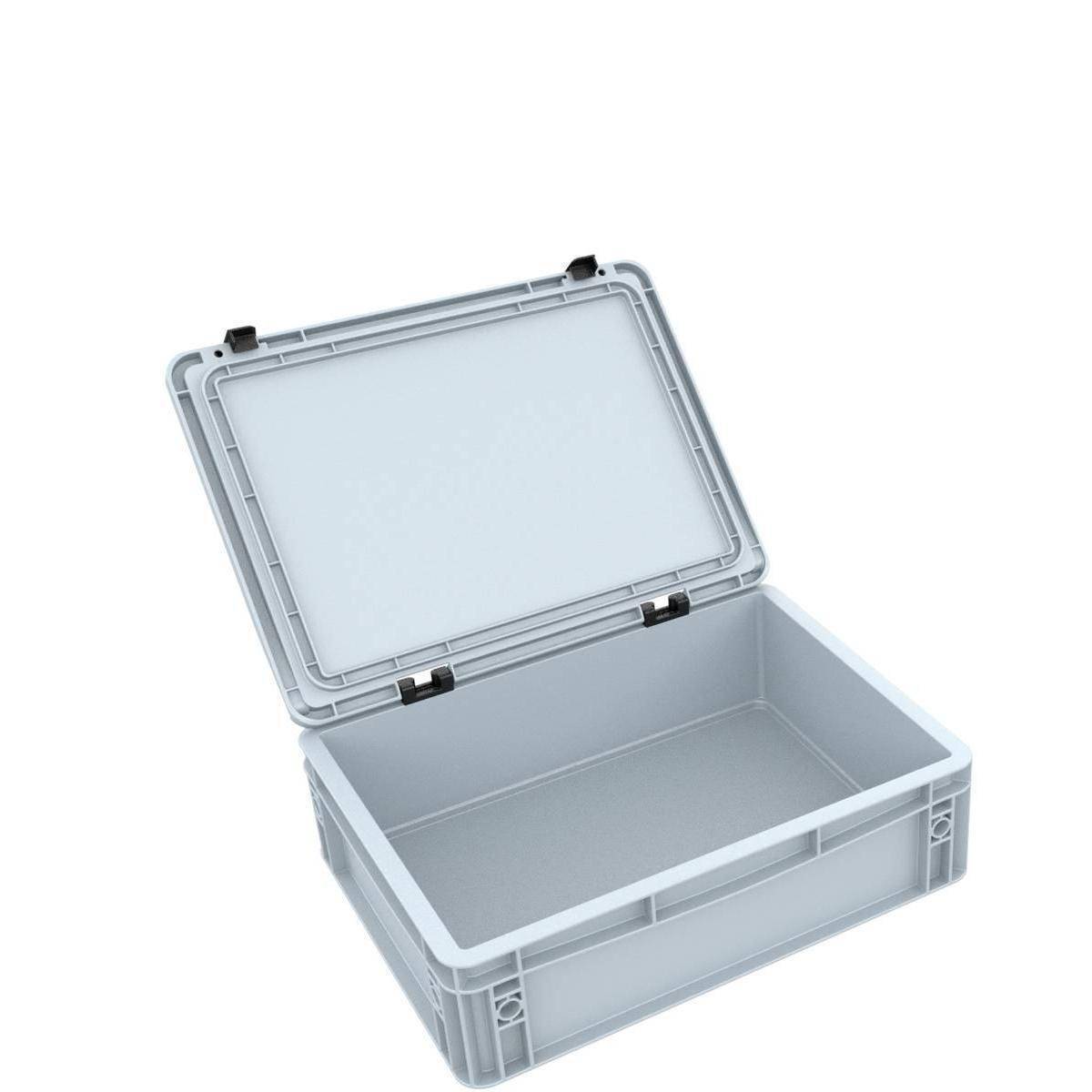 DDEB115 - DDEB115 Eurobehälter / Euro Box mit Scharnierdeckel