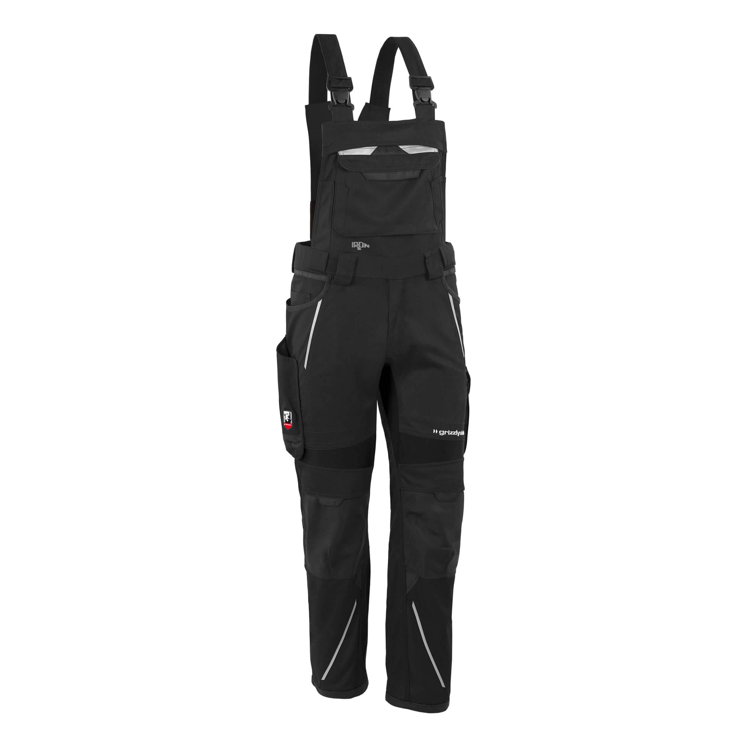 QUALITEX HIGH QUALITY WORKWEAR Latzhose IRON - schwarz - Herren: 24