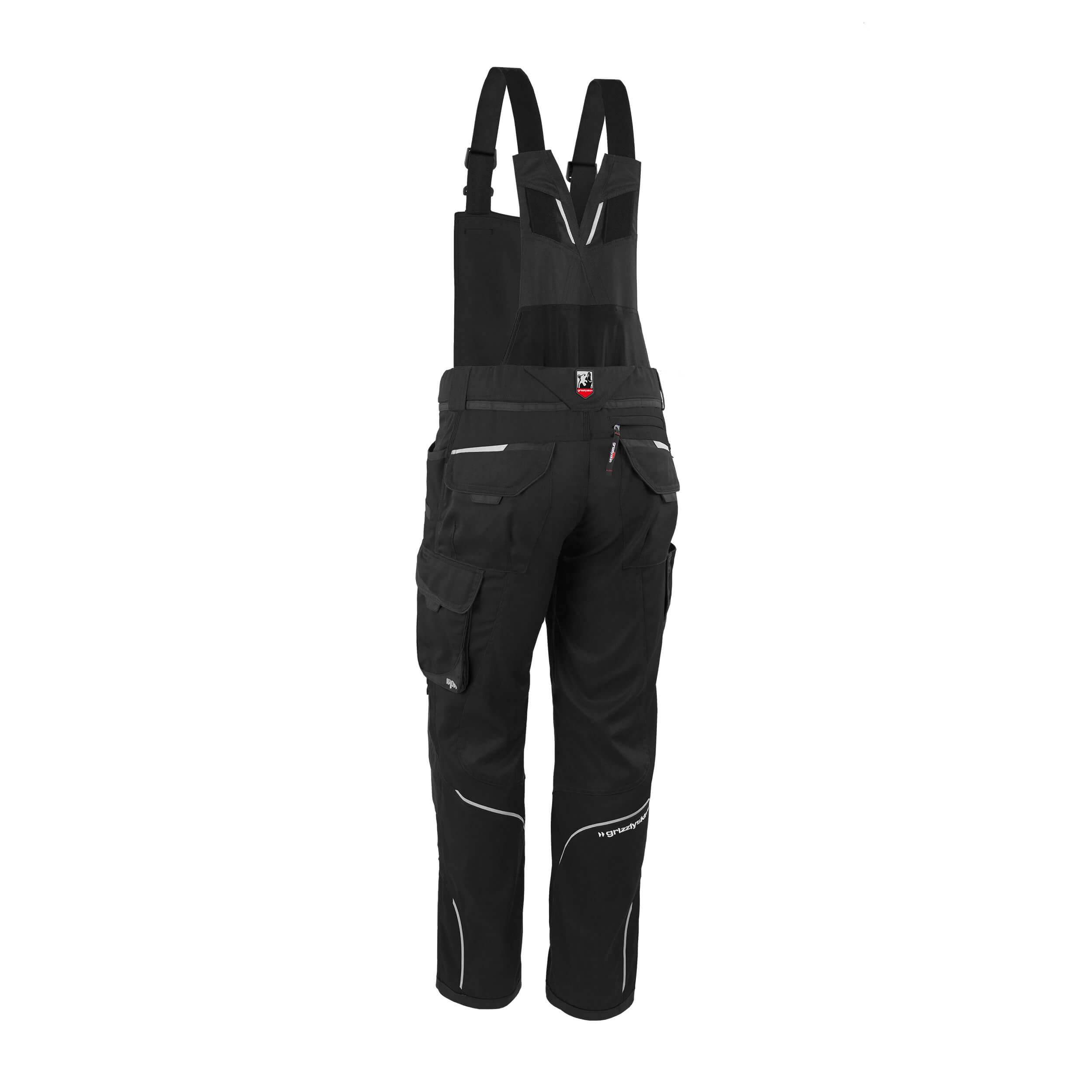 QUALITEX HIGH QUALITY WORKWEAR Latzhose IRON - schwarz - Herren: 50 Damen: 44