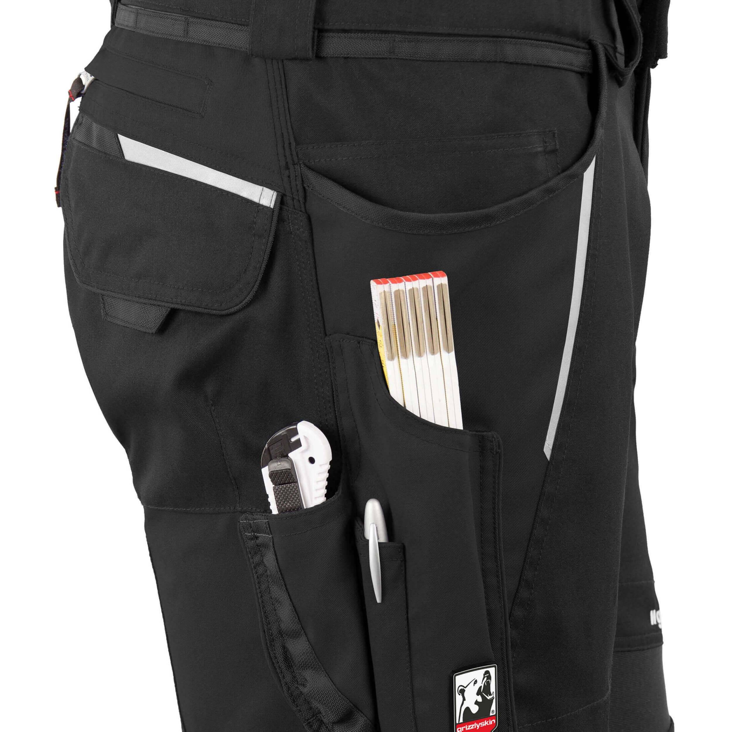 QUALITEX HIGH QUALITY WORKWEAR Bundhose IRON - schwarz - Herren: 24