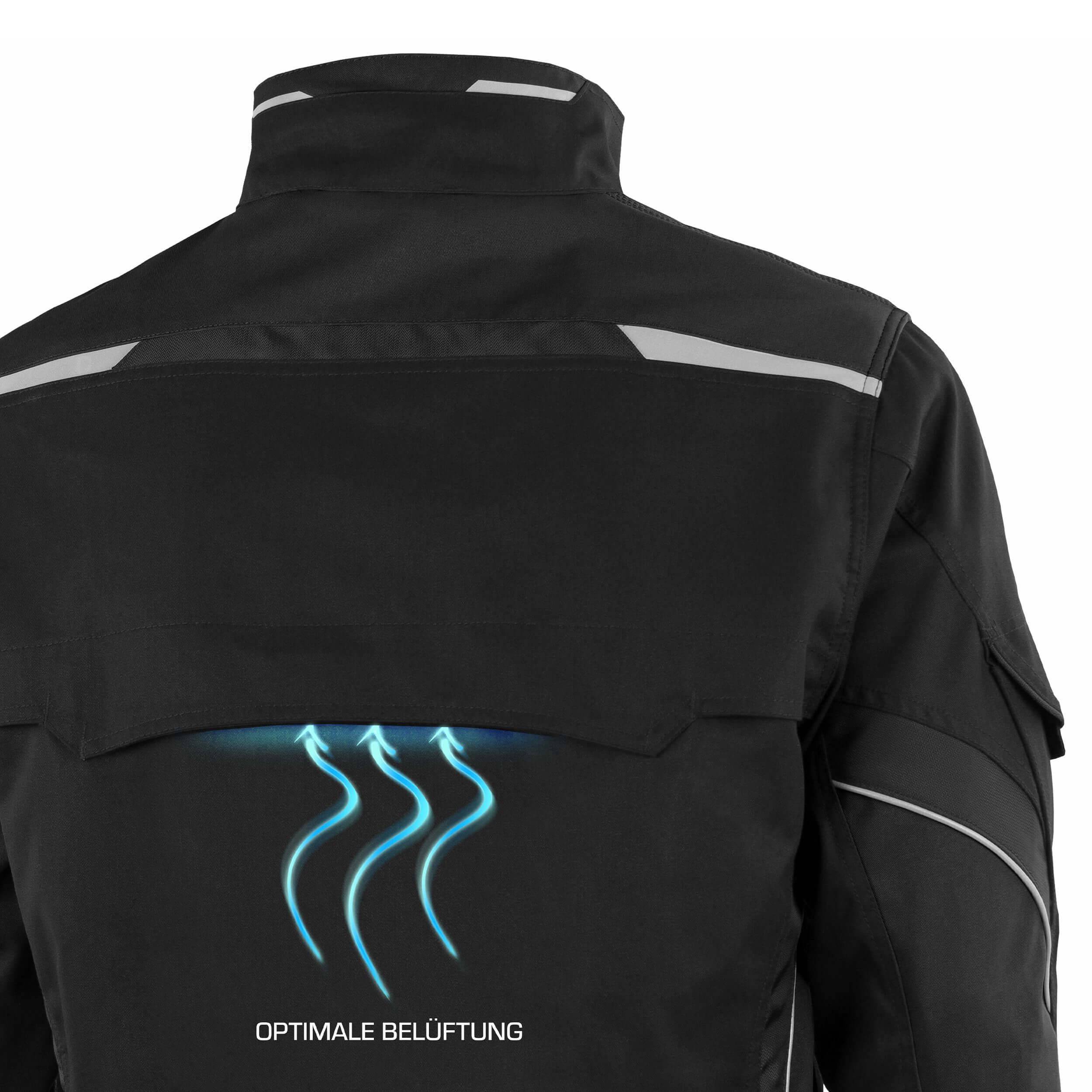 QUALITEX HIGH QUALITY WORKWEAR Bundjacke IRON - schwarz - Herren: 6XL Damen: 68